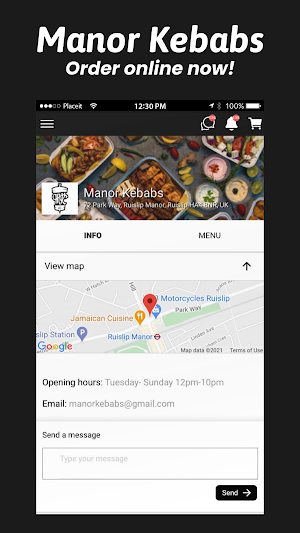 Manor Kebabs Ruislip Screenshot 1