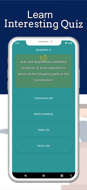 Indian Politics MCQ Quiz Screenshot 3