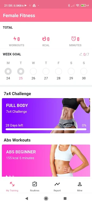 Female Fitness Belly Legs Butt Screenshot 0