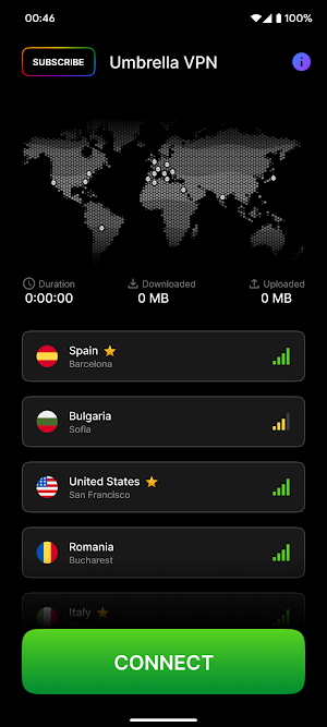 Umbrella VPN Screenshot 2