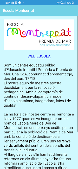 Escola Montserrat Screenshot 2