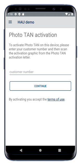 H&A pushTAN Screenshot 2