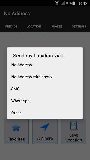 No Address Screenshot 1