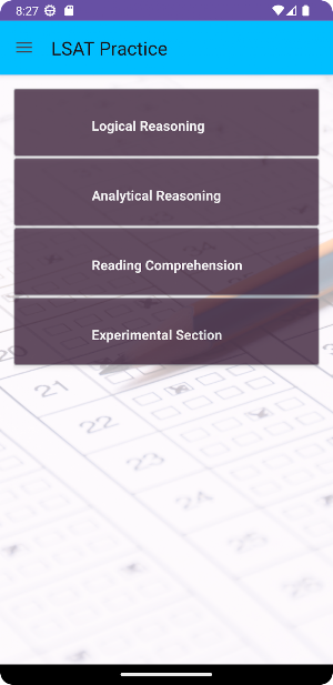 LSAT Prep Test Screenshot 0