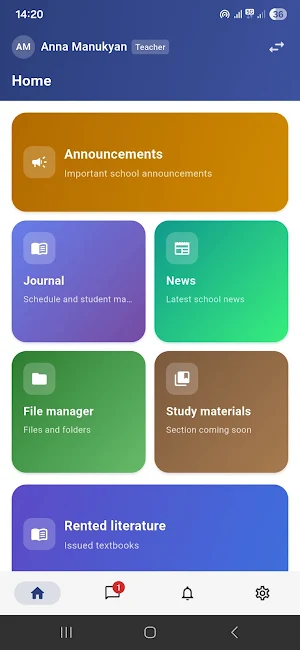 Quantum Eschool Mobile Screenshot 2