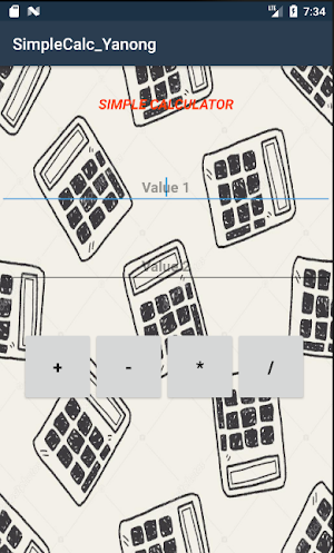 SimpleCalculator_Yanong Screenshot 1