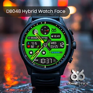 DB048 Hybrid Watch Face Screenshot 3