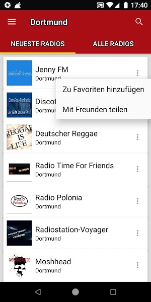 Radiosender Dortmund - Deutsch Screenshot 1