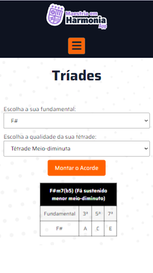 Maestria em Harmonia Screenshot 1