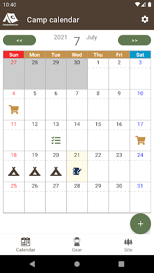Camping Checklist,Gear&SiteMgr Screenshot 0