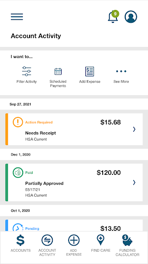 BlueSolutions Spending Screenshot 0