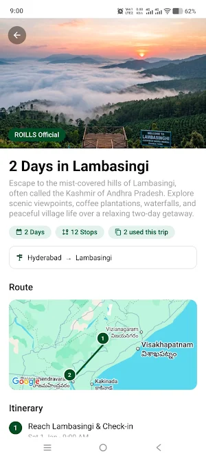 ROILLS - Trip plan & Journal Screenshot 0