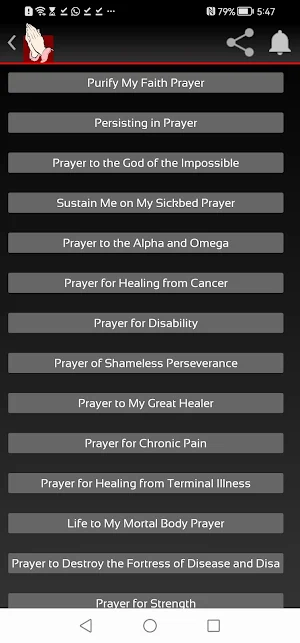 prayers for healing Screenshot 2