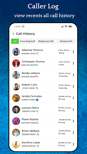 Contacts Screenshot 1
