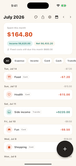 MoneyLeaf: Expense Tracker Screenshot 0