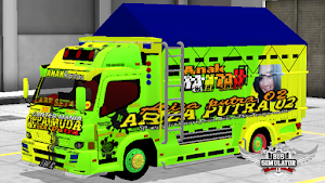 Mod Truck Oppa Muda BUSSID Screenshot 1