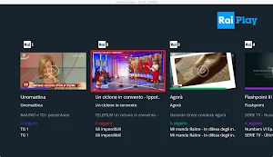 RaiPlay per Android TV Screenshot 1
