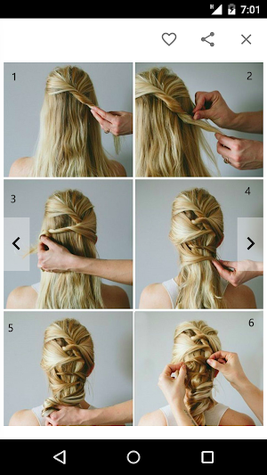 Girls Hairstyles Step by Step Screenshot 0