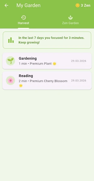 Focus Garden: Time your Growth Screenshot 0