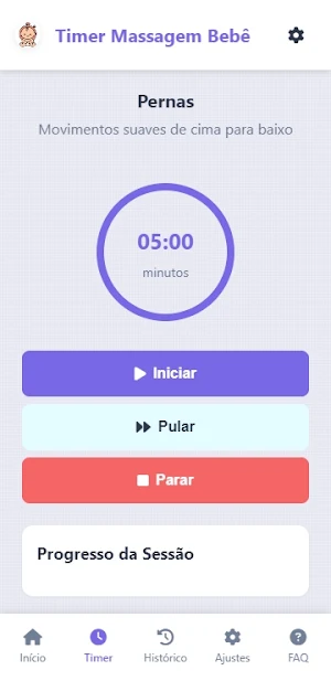 Timer Massagem do Bebê Screenshot 3