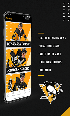 Pittsburgh Penguins Mobile Screenshot 1