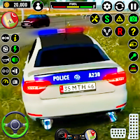 US Police Car Parking Sim 3D