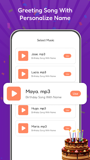 Birthday Song With Name Screenshot 2