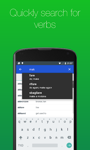 Italian Verb Conjugator Screenshot 1