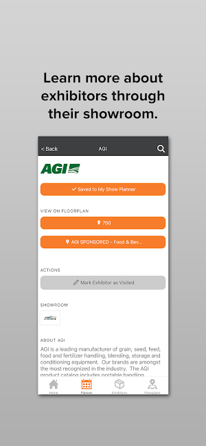 Agri-Trade Equipment Expo Mobile App Guide Screenshot 3