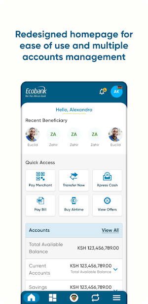 Ecobank Mobile Screenshot 1