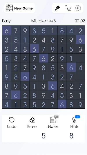 Sexy sudoku girls: brain time Screenshot 3