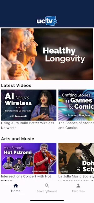 UCTV Videos and Podcasts Screenshot 0
