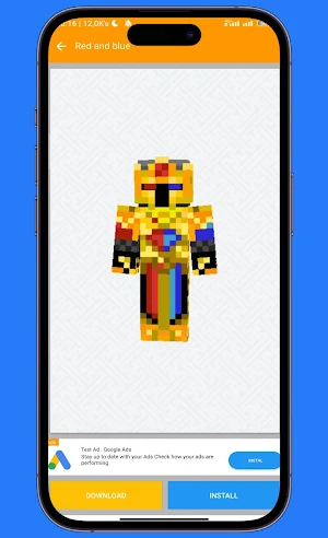 Frost Diamond Skin for MCPE Screenshot 1