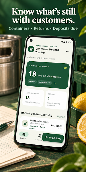 Container Deposit Tracker Screenshot 0