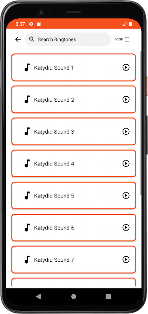Katydid Sounds Screenshot 2
