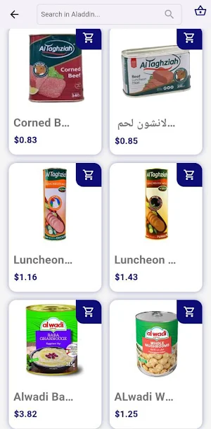 Aladdin Online Shop Screenshot 3
