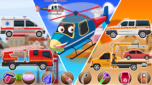 Kids Rescue Vehicles Workshop Screenshot 0