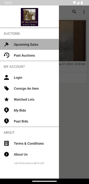 23 Collectors Auction Screenshot 3