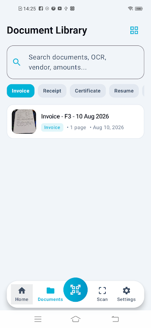 Docvia: AI Document Scanner Screenshot 2