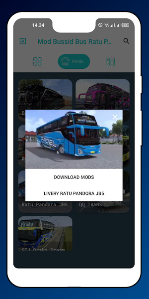 Mod Bussid Bus Ratu Pandora Screenshot 3