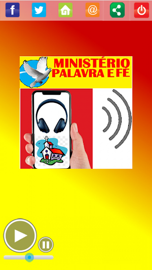 Web Rádio Palavra e Fé Screenshot 1
