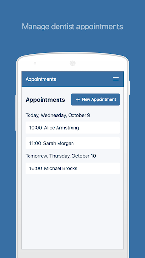 Dentist Dental Clinic Calendar Screenshot 1