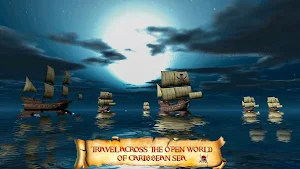 Battle of Caribbean Warship: Pirate Treasures Screenshot 3