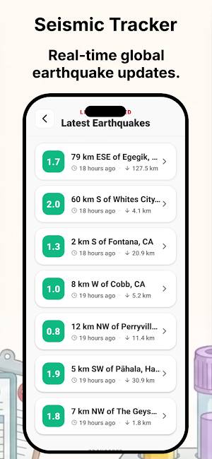 World Earthquake System Screenshot 2