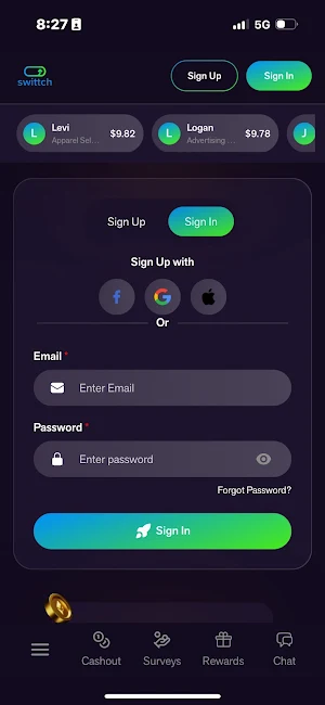 Swittch - Top Survey Payouts Screenshot 2