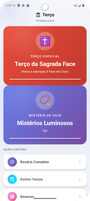 Terço da Sagrada Face Screenshot 0