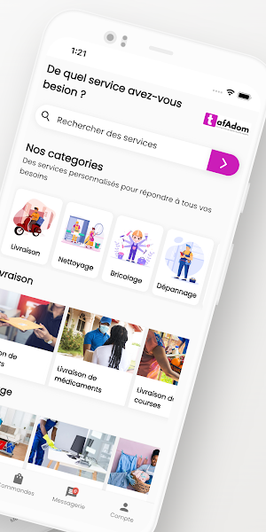 TafAdom - Service à domicile Screenshot 1