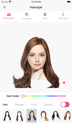 Hair Makeover - modiface Screenshot 1