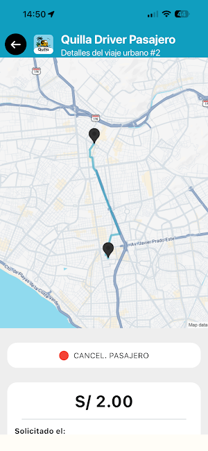 Quilla Drive Pasajero Screenshot 3