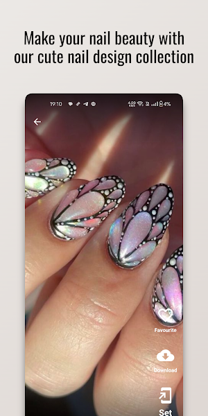 Butterfly Wings Nail Design Screenshot 3